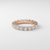 Rose Gold Diamond Eternity Band