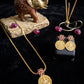 Chain With Pendant And Earrings