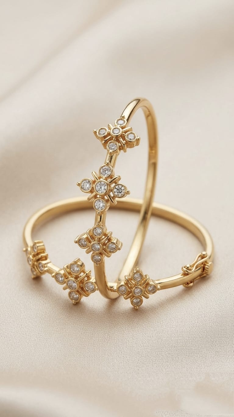 Openable Gold Finish kada