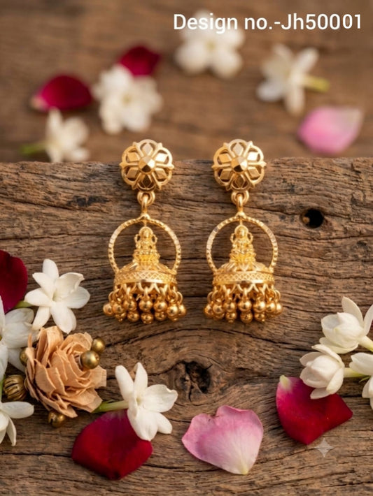 Micro Gold Jhumkha