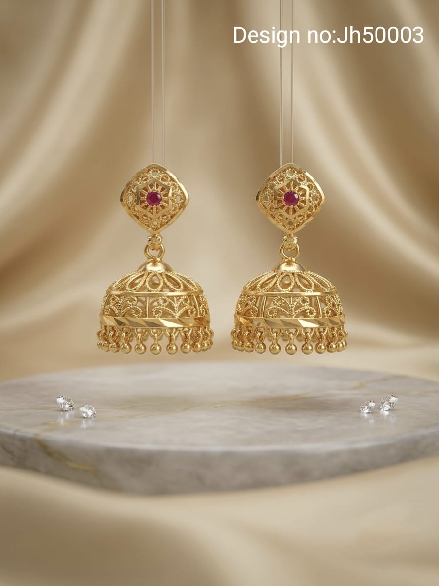 Micro Gold Jhumkha