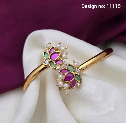 Gold Finish Openable Kada