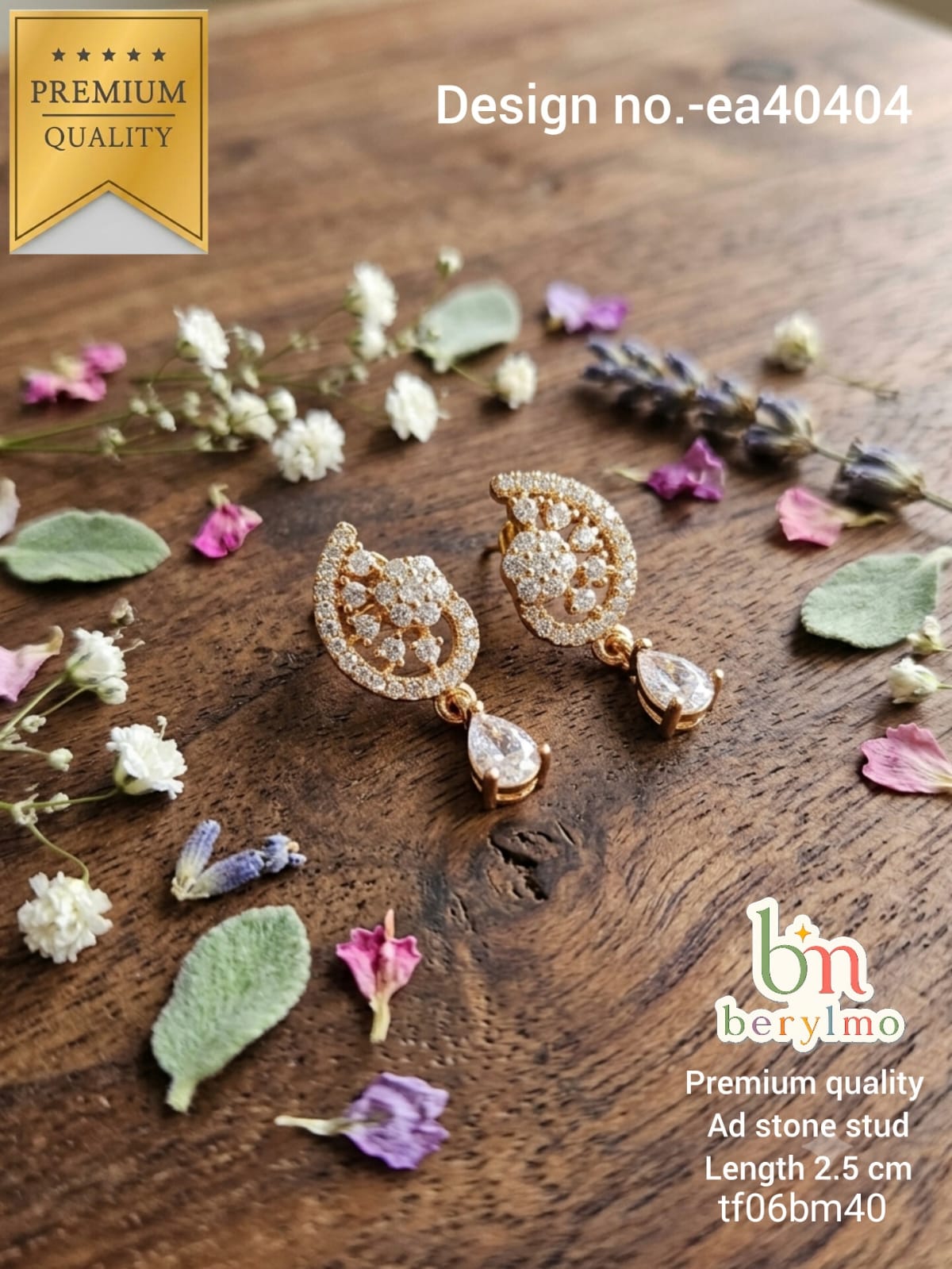 Rose Gold AD Stud