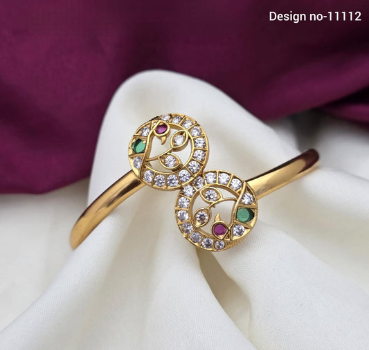Gold Finish Openable Kada